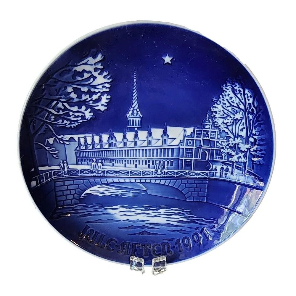 Bing and Grondahl Collector Plate - "The Copenhagen Stock Exchange" - 1991